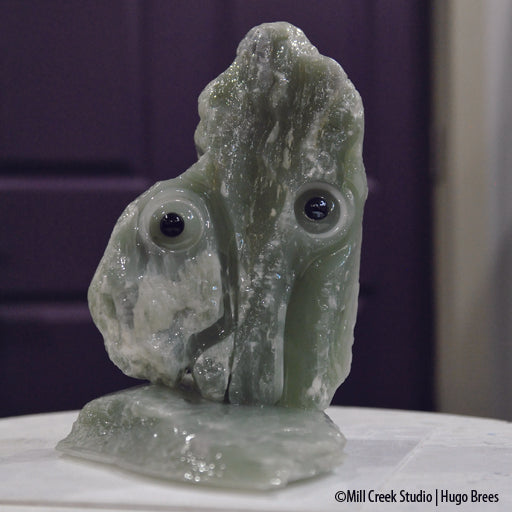 A novel undersea creature evolved out of this Green Italian Soapstone.