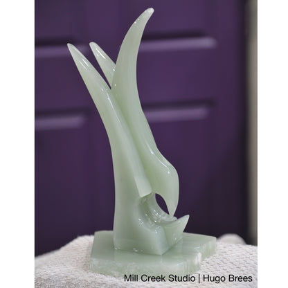 CANADIAN SNOWBIRD | Green Italian Soapstone