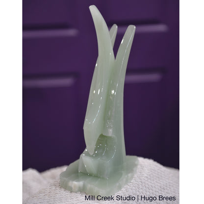 CANADIAN SNOWBIRD | Green Italian Soapstone