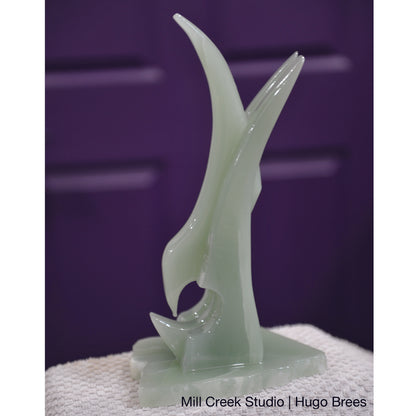 CANADIAN SNOWBIRD | Green Italian Soapstone