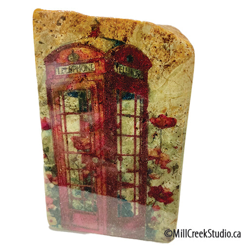 TELEPHONE BOOTH WITH ROSES | Tuck-Inz