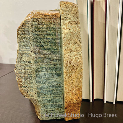 TYPEWRITER BIRD BOOKENDS | Brazilian Soapstone