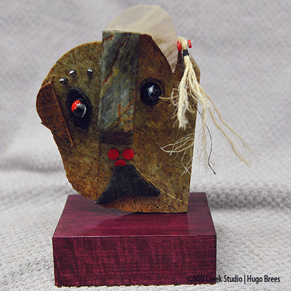 CEREBRUM CONFUSION  |  Mixed Media Soapstone