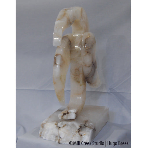 An additive sculpture of Italian Alabaster.