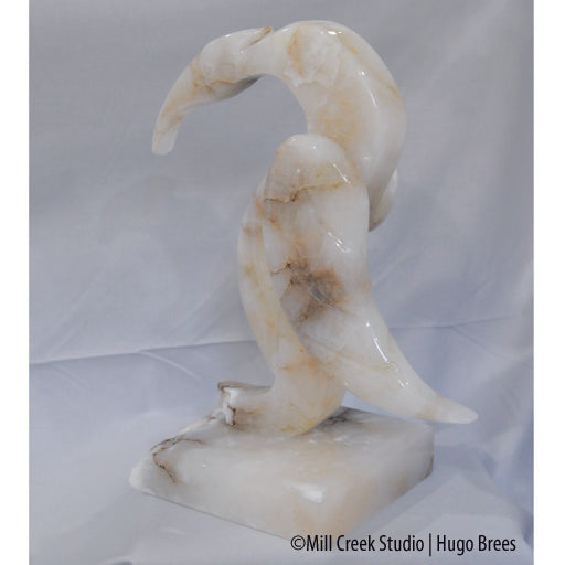 An additive sculpture of Italian Alabaster.