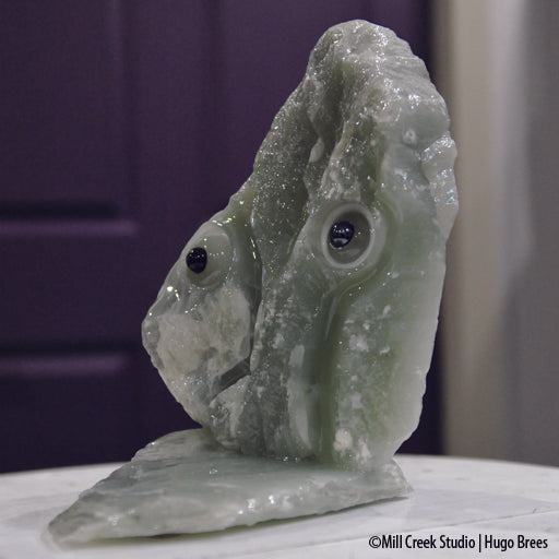 A novel undersea creature evolved out of this Green Italian Soapstone.